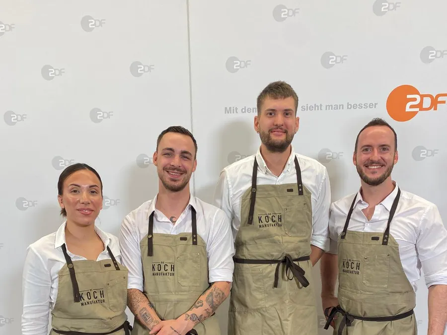 Messestand-Crew im Einsatz